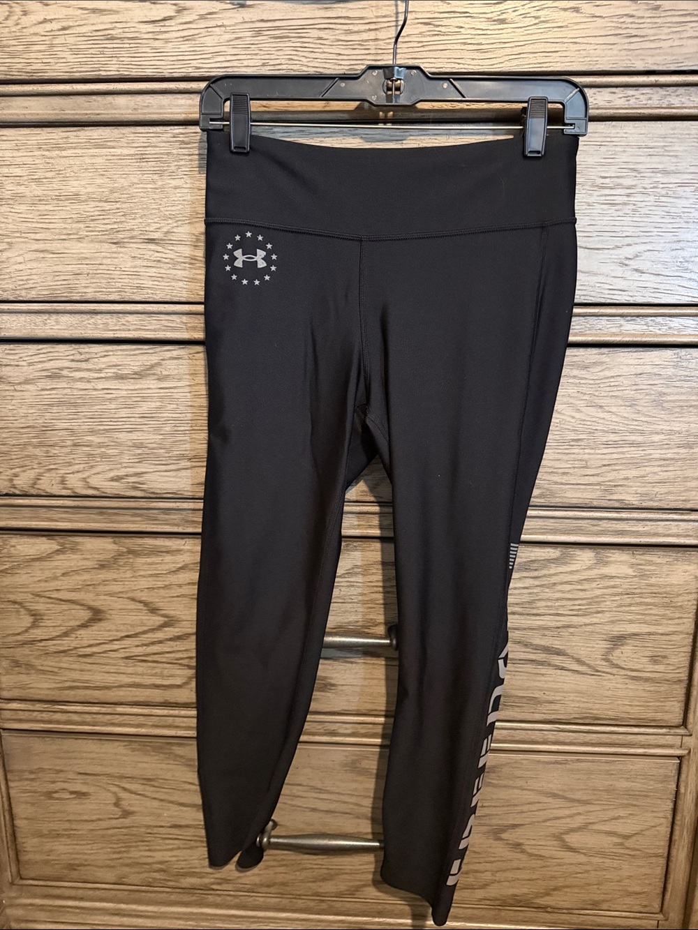 Under Armour Black Women's Workout Leggings with Logo